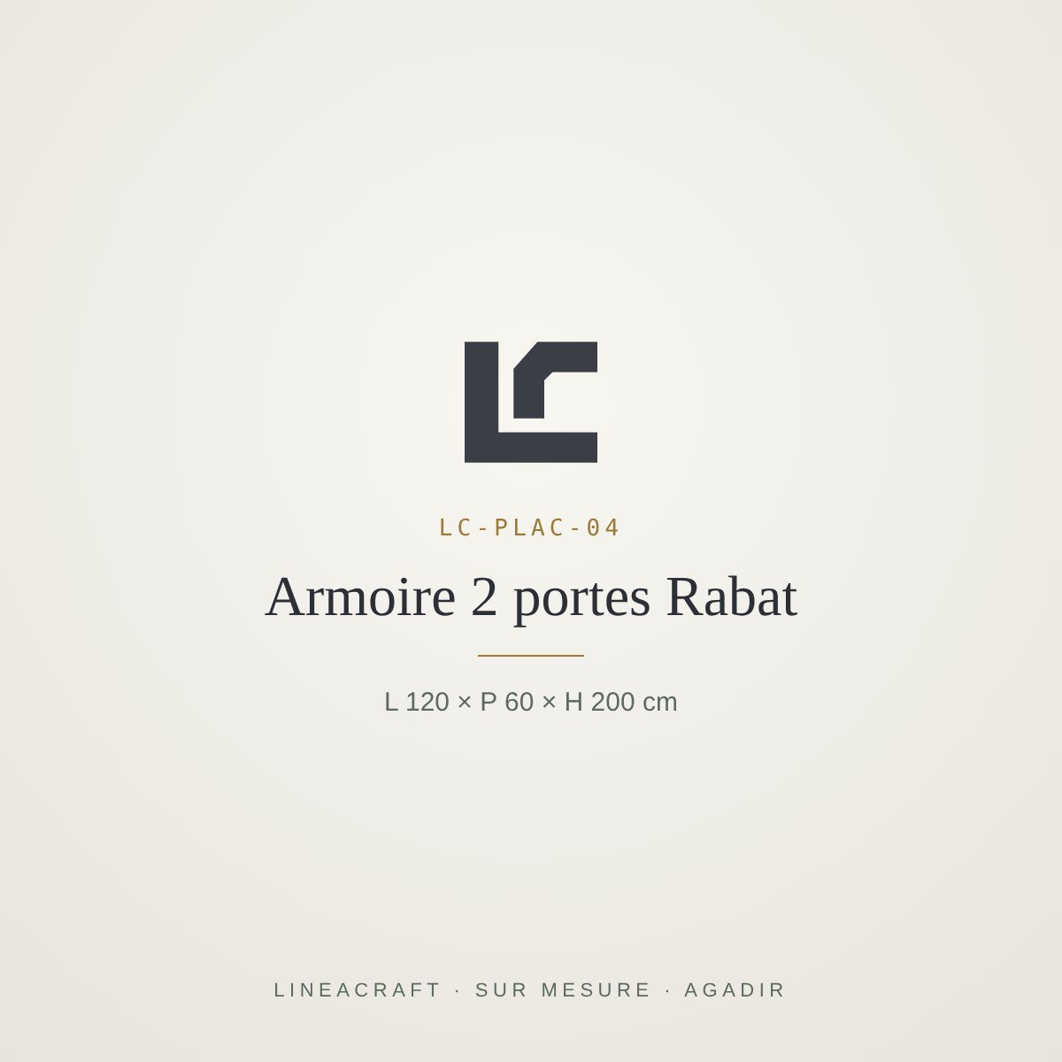 Rabat 2-door wardrobe – LINEACRAFT