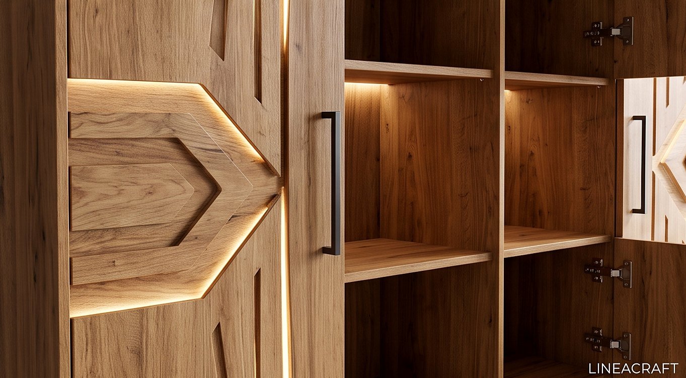 Flèche Bookcase 180 cm with LED – 3