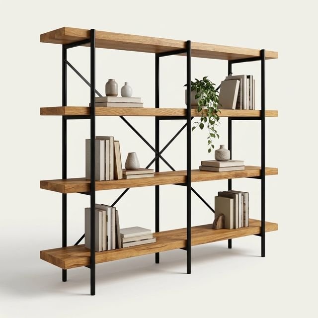 Grille modular bookcase – LINEACRAFT