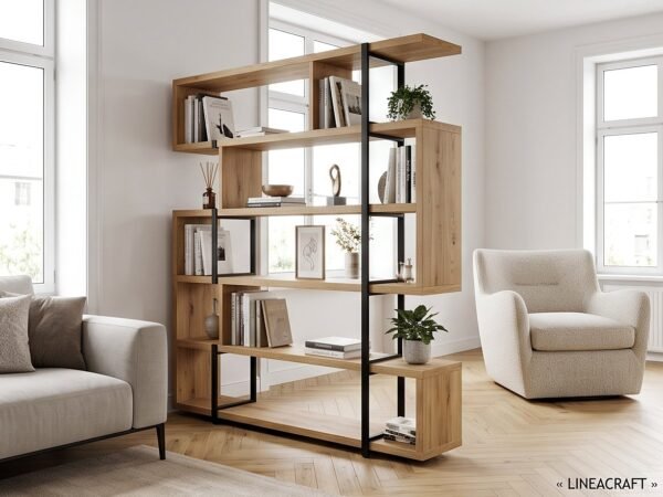 Escalier Room-Divider Bookcase