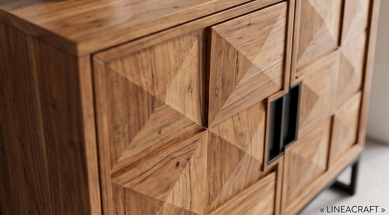 Diamant Bar Cabinet in Oak – 3