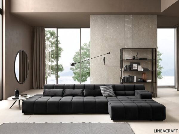 Modular Tufted Corner Sofa 340 cm