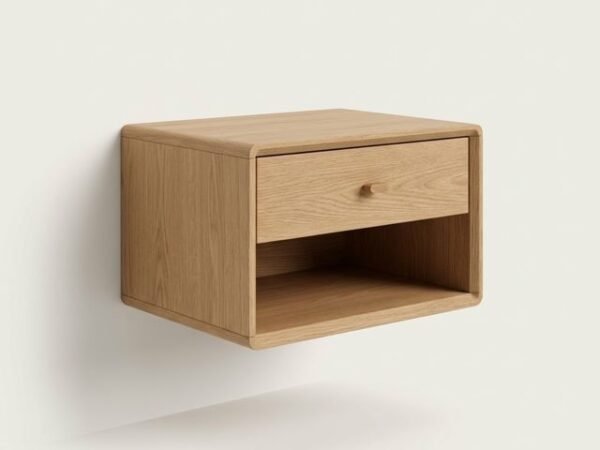 Float wall-hung nightstand – LINEACRAFT