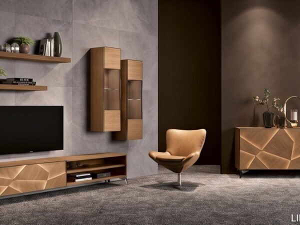 Facettes Wall TV Set