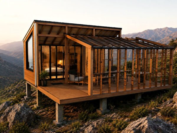 Panoramic stilt lodge – bespoke