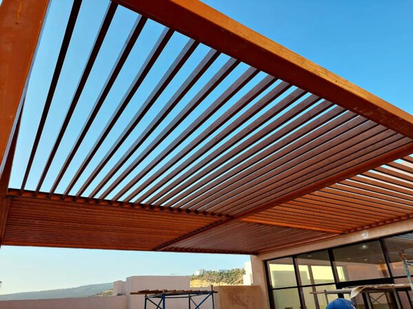 Bespoke timber pergola – terraces & hotels