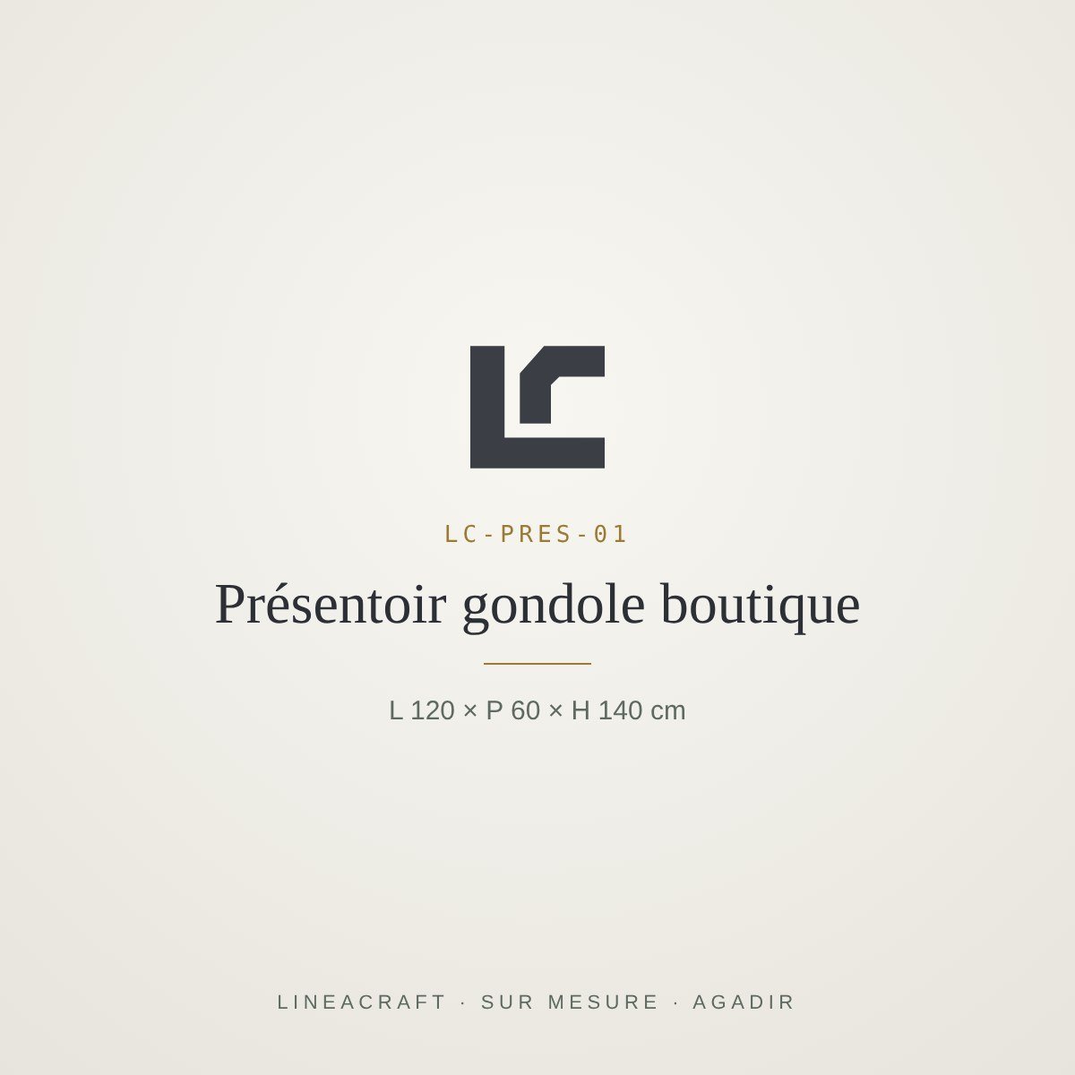 Shop gondola display – LINEACRAFT