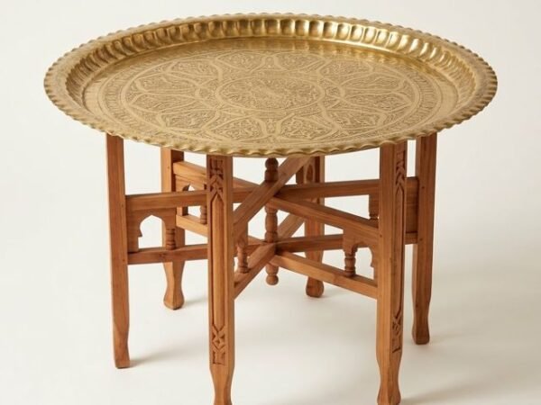 Brass tray table – LINEACRAFT