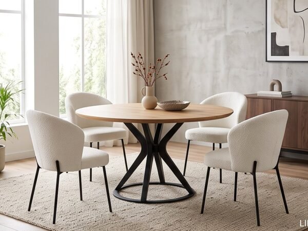 Round Extendable Table 120–160 cm